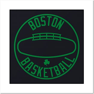 Retro Celtics Basketball Posters and Art